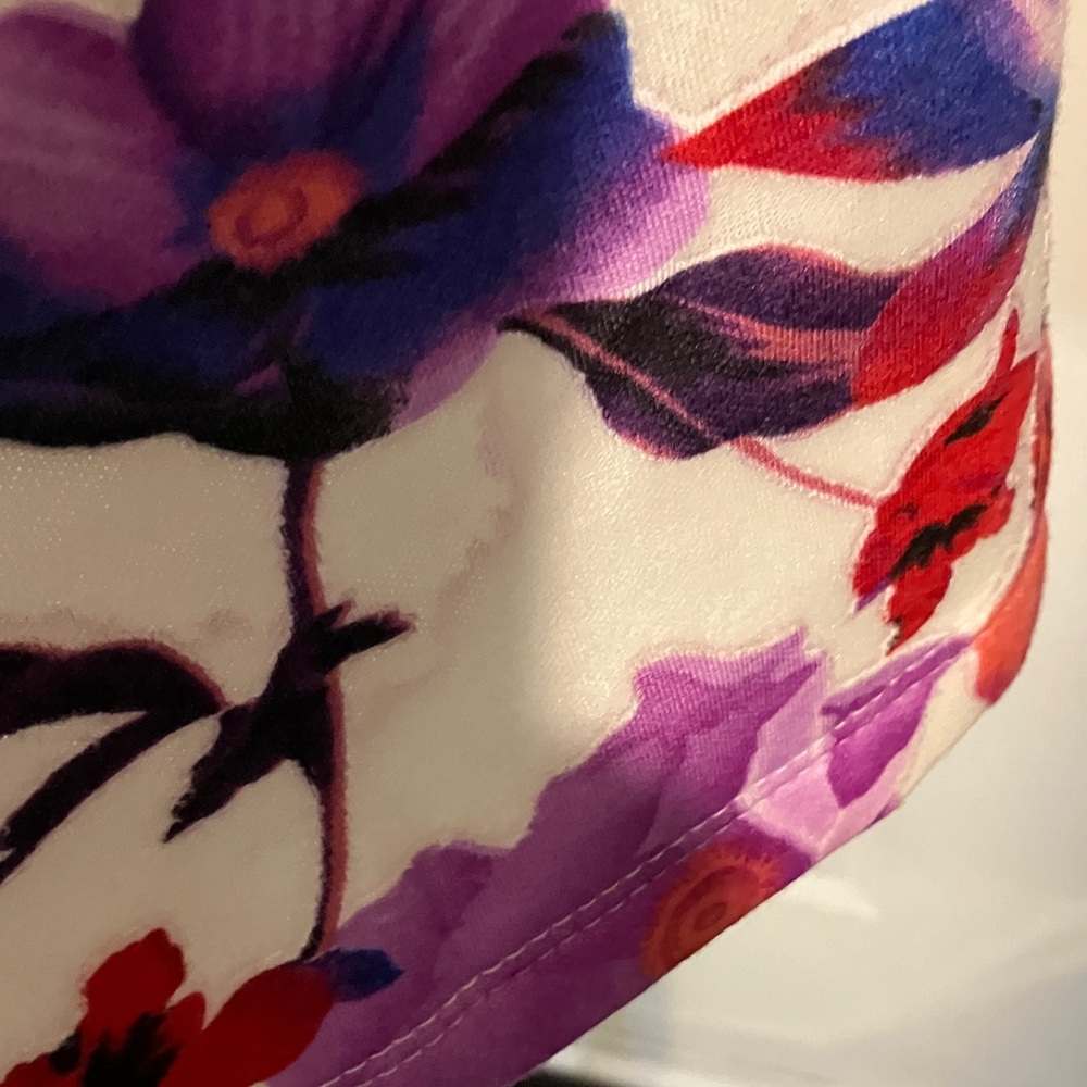 Gabby Skye Floral Mini Dress - Purple and Red - Picture 10 of 16